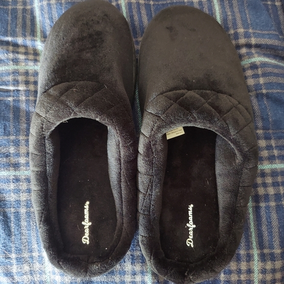 Mens Dearfoams Slippers Size 11/12 - Picture 2 of 8